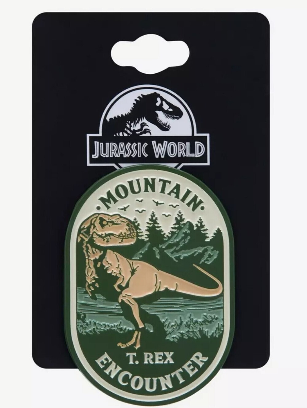 Jurassic World Mountain T-Rex Encounter Enamel Pin